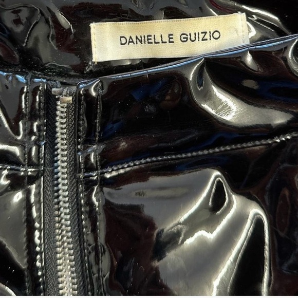 🖤🔥 Danielle Guizio Black Patent/Vinyl Zip Pants - Size 4 🔥🖤 - Picture 6 of 6